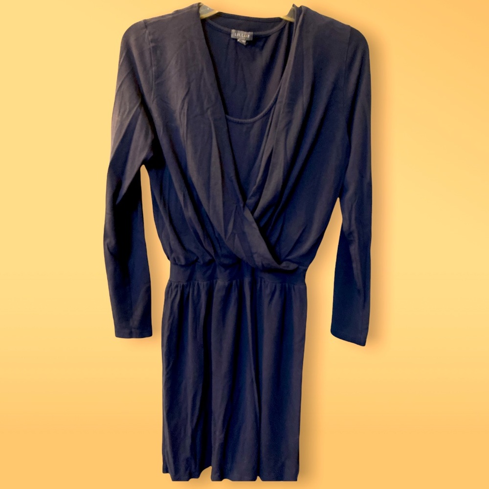 Dark blue dress. Spandex cotton material. Good condition